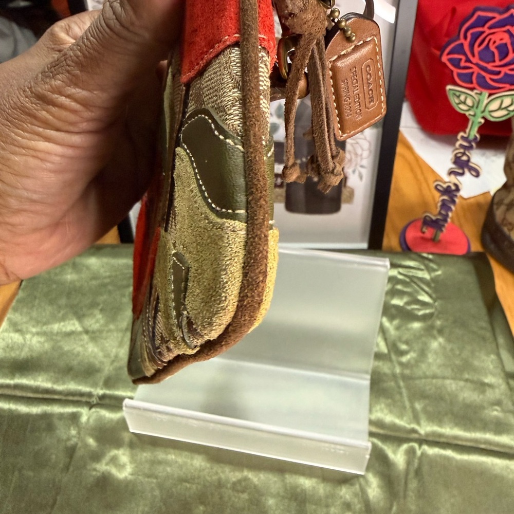 Coach Poppy for Peace Special Edition Wristlet - Picture 7 of 14